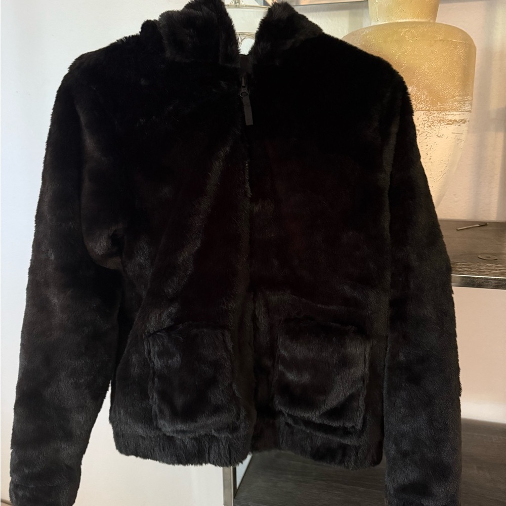 Black Faux Fur Jacket